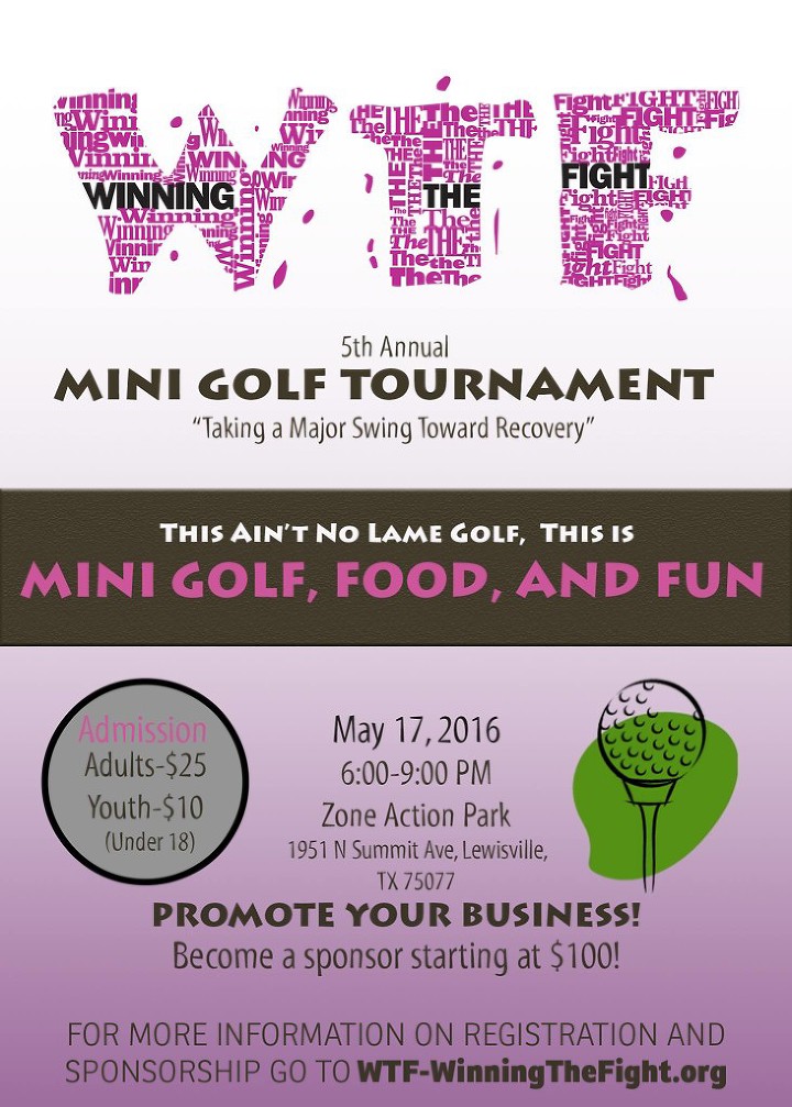 Winning The Fight 5th Annual Mini Golf Tournament